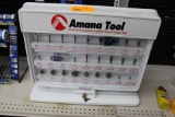 (27) AMANA TOOL CARBIDE TIPPED ROUTER BITS IN CASE