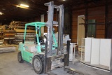 MITSUBISHI MODEL FG 35, 8000 LBS FORK LIFT, GAS