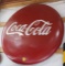 Coca Cola metal button sign, 48