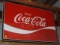 Coca Cola single sided tin sign, 40