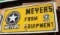 Meyer's Farm Equipment single sided tin sign, 12
