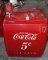 Coca Cola 5cent bottle machine B5905, 33