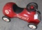 Radio Flyer #8 scooter call, reproduction, metal body plastic horn