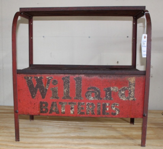 Willard Batteries display rack