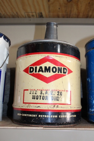 Diamond 5gal oil can, DI-4