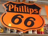 Phillips 66 double sided porcelain, 29.75