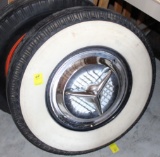 Goodyear Superior cushion wide white wall tire with cap, P10-15