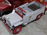 Jeep NellyBelle pedal car, restored by Rick's Wee Wheels Toy Restoration wi