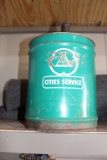 Cities Service 5gal oil can, rust on bottom