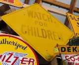 Watch for Children traffic sign, 30