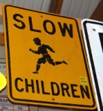 Slow Children single sided sign, 24