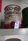 Co-Op lubricant 5gal can missing top