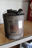 Northland Oil Company Saint Paul MN 5gal metal oil can, has dent