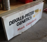 Dekalb-Pfizer Genetics Mark Oldenburn double sided wide sign, 60