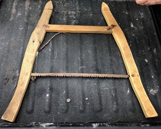NEW BROOM HEAD, HOMEMADE BUCK SAW