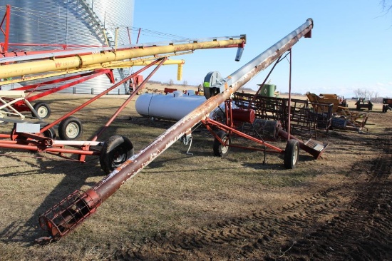 Fetral 8" x 34' Auger, With 10HP Electric Motor