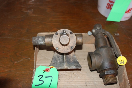 STEAM POP OFF VALVE AND BELT DRIVEN WATER PUMP