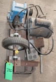 ELECTRIC MOTOR WITH RUBBER DRIVE WHEEL