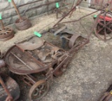 IDEAL LAWN MOWER, NO ENGINE, THERE IS AN ENGINE, THAT WILL BE SOLD ON SATURDAY, LOT 1167