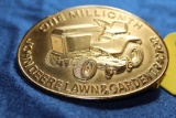 JOHN DEERE BELT BUCKLE, 1 MILLIONTH LAWN & GARDEN TRACTOR