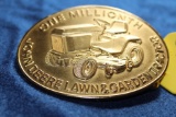 JOHN DEERE BELT BUCKLE, 1 MILLIONTH LAWN & GARDEN TRACTOR