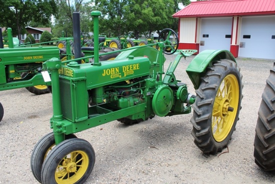 1936 John Deere GP B Tractor, NF, 11.2-36 Rears. Fenders, PTO,