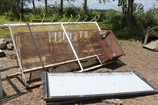 Steel Rack out of job trailer