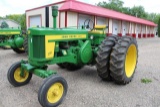 1958 John Deere 720 Tractor, John DeereWF, Elec Start Diesel, 15.5-38 Rear