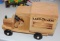 WOOD LAND O'LAKES TRUCK WITH WOOD CREAM CANS,