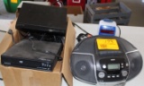 (2) RADIOS AND DVD PLAYERS