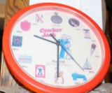 CRACKER JACK CLOCK (PLASTIC)