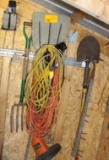 HAND TOOLS, SHOVEL, POTATO FORK, ELECTRIC CORD