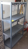 POLY SHELF AND METAL SHELF