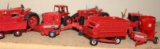 (10) 1/64 IH FARM IMPLEMENTS AND TRACTOR,