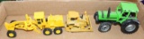 CAT ROAD GRADER AND DOZER, 1/32 DUETZ TRACTOR,