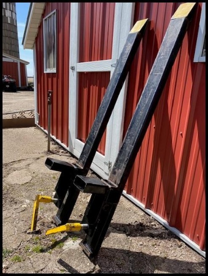 (2) Clamp On Pallet Bucket Forks