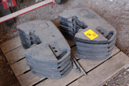 (10) CaseIH Suitcase Weights