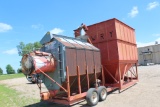 Farm Fans AB120A Automatic Grain Dryer Approx 200 Bushel On Transport, LP G