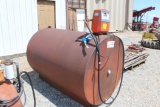 500 gallon diesel barrel with gasboy 110 V pump, auto nozzle, Tax No Exempt