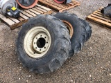 (3) 12L-15 Tires on 8 Bolt Rims, Tax No Exemption, Located At 3 Ash Ave, Bird Island, MN 55310