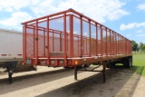 1979 Trail Mobile Side Dump Sugar Beet Trailer, 39’, Air Latch, Spring Ride