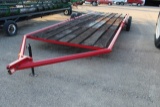 Donahue Implement Trailer, 9’x28’, New 10 Ply Tires, New Deck Boards, New P