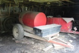 Homemade 300 Gallon Fuel Trailer, Two Wheels, No Pump, Pickup Tool Box, No