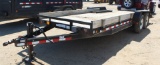 1996 TODD  BUT IT IS A FACTORY PJ Flatbed Trailer, Tandem Axle, 83