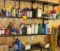 Contents of (3) Shelves, Automotive, Lube, Shelves Not Included