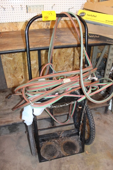 Torch Cart, Heads, Hose, Regulators