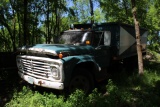 Ford 600 Single Axle Grain Truck, Auto Trans, Not Running, 14’ Steel Box, 5