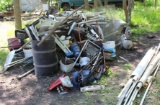 Pile Of Scrap, Pontoon Canopy, PVC Pipe