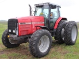 1995 MF 8140 MFWD Tractor, Dynashift, Goodyear 18.4R42 Rear Duals, 14.9R30