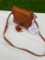 Small brown purse with tassle